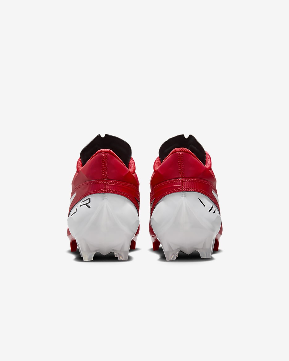 Nike vapor football cleats red and white best sale